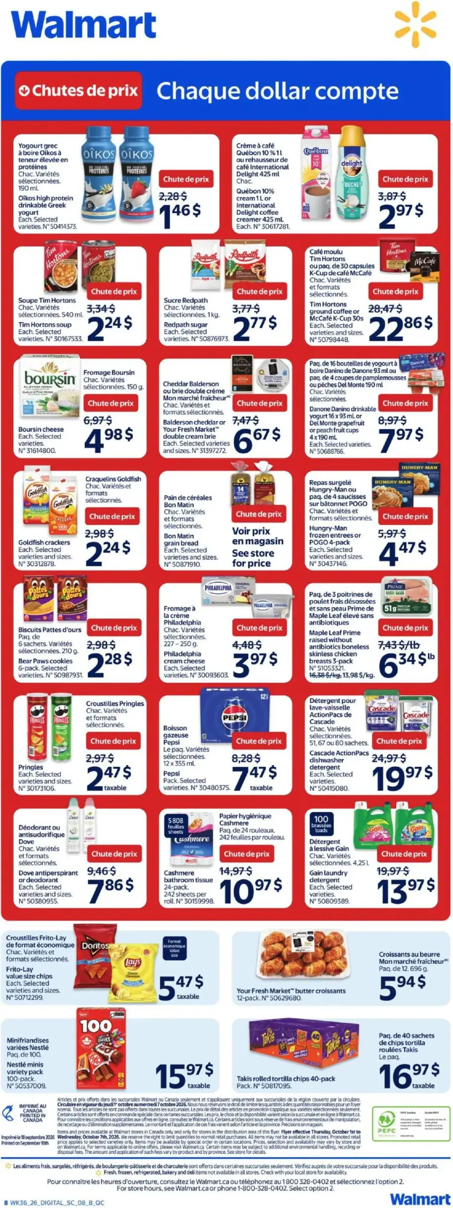 Page 2 du circulaire Walmart.