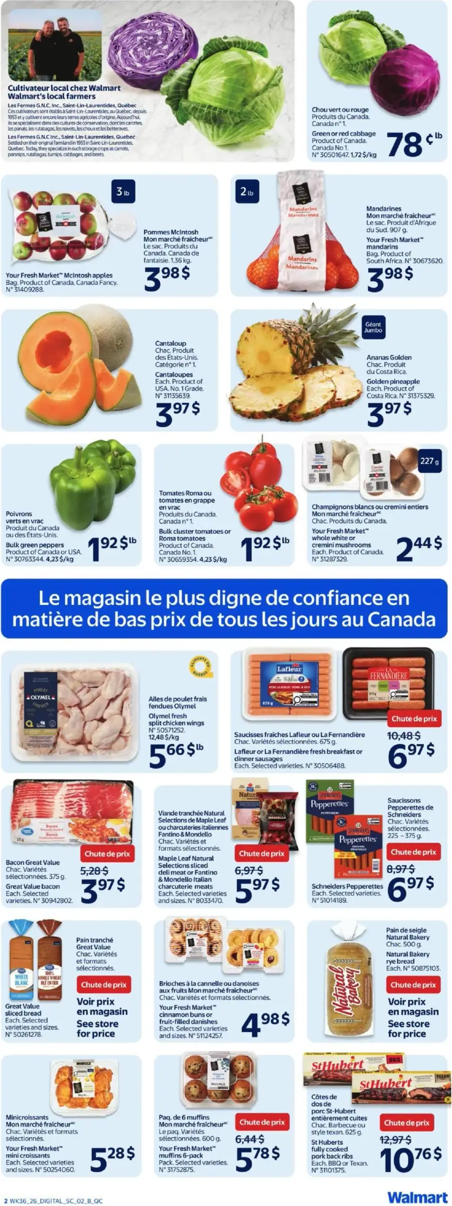 Page 6 du circulaire Walmart.