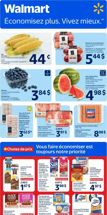 Aperçu de la Circulaire Walmart du 13 au 19 août 2026