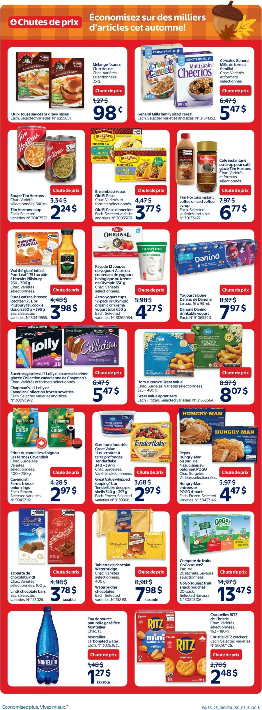Page 3 du circulaire Walmart.