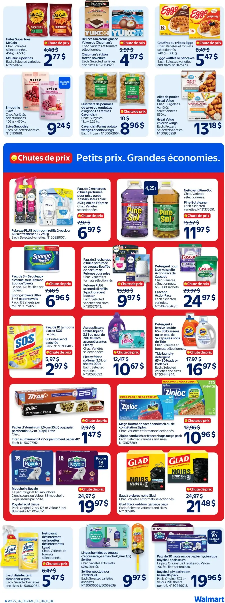 Page 4 du circulaire Walmart.