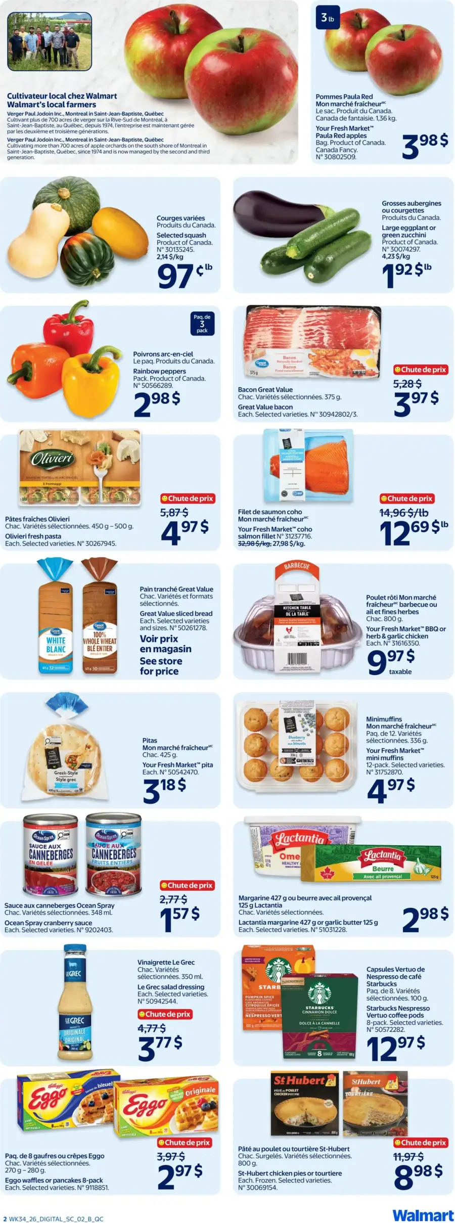 Page 2 du circulaire Walmart.