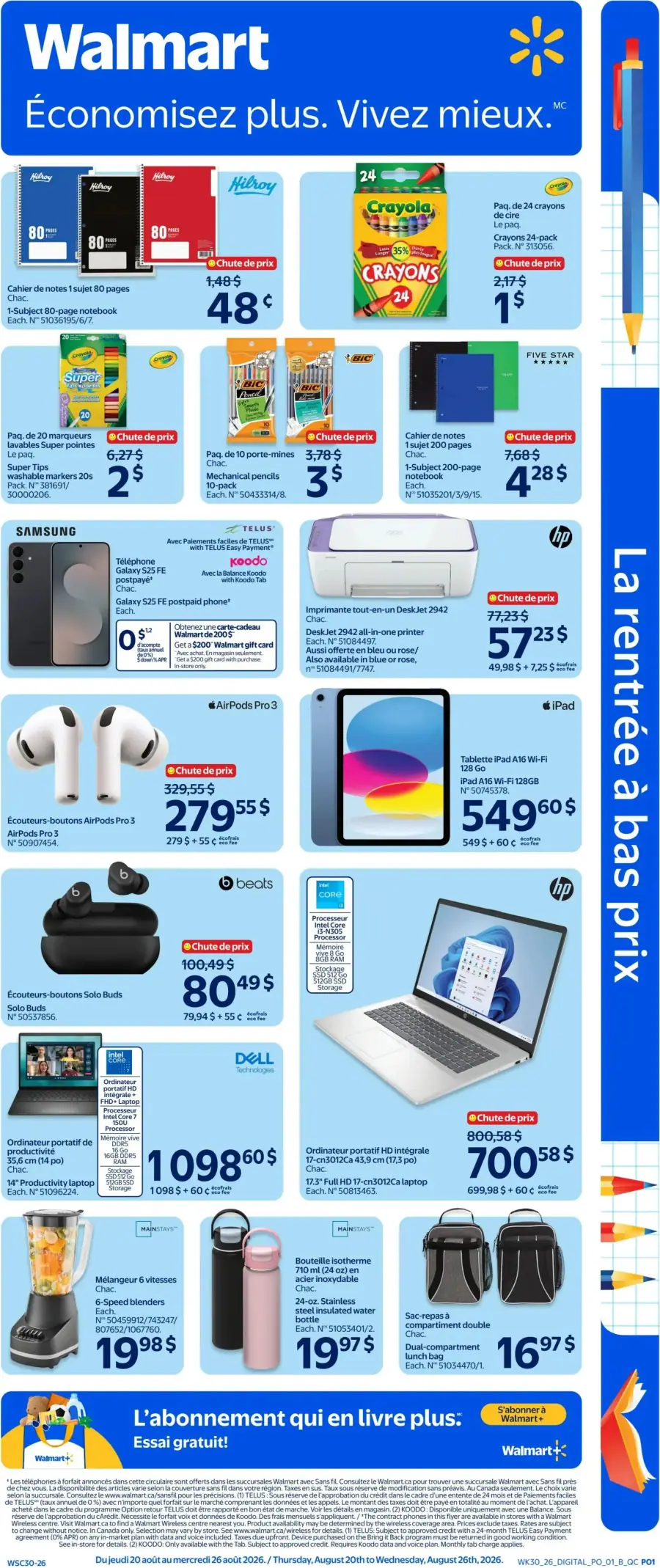 Page 5 du circulaire Walmart.
