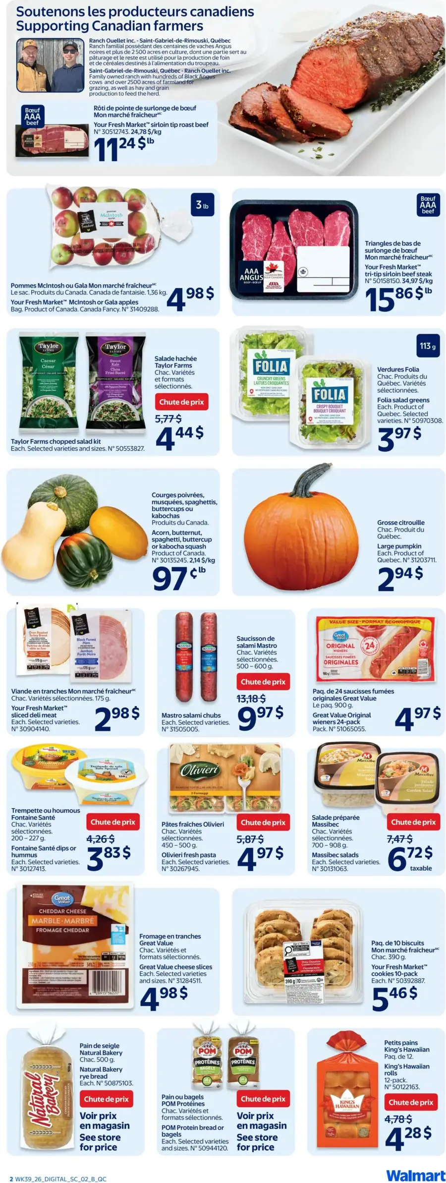Page 2 du circulaire Walmart.