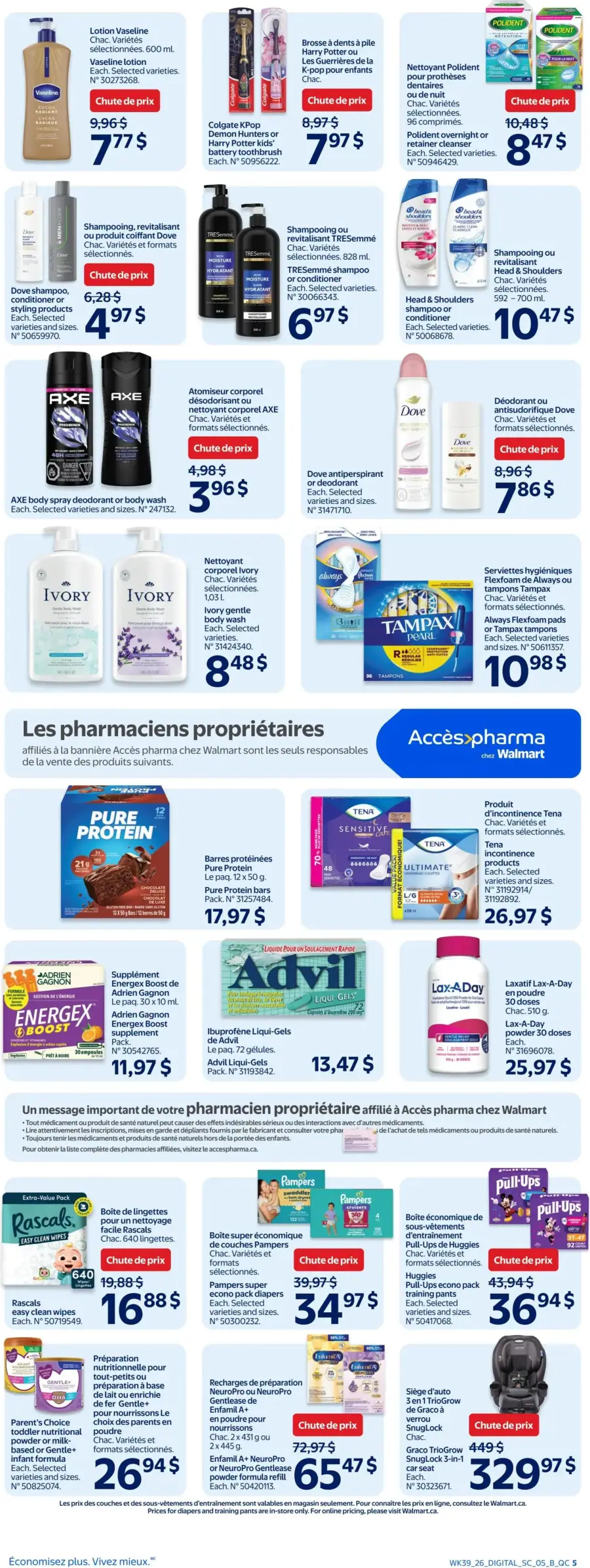 Page 5 du circulaire Walmart.