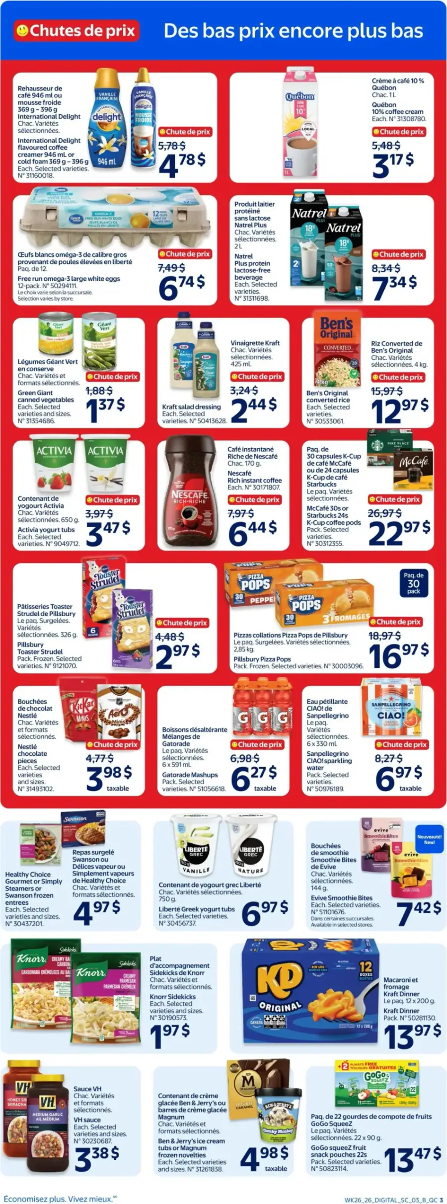 Page 3 du circulaire Walmart.