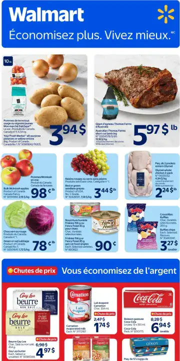Aperçu de la Circulaire Walmart du 24 au 30 septembre 2026
