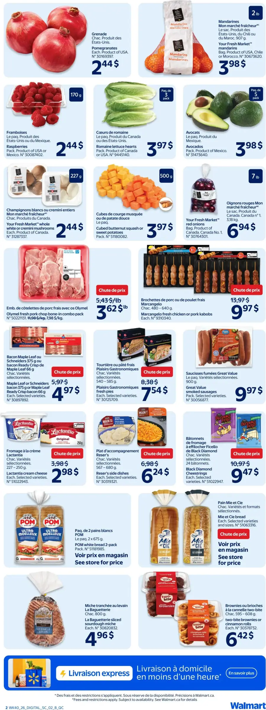 Page 2 du circulaire Walmart.