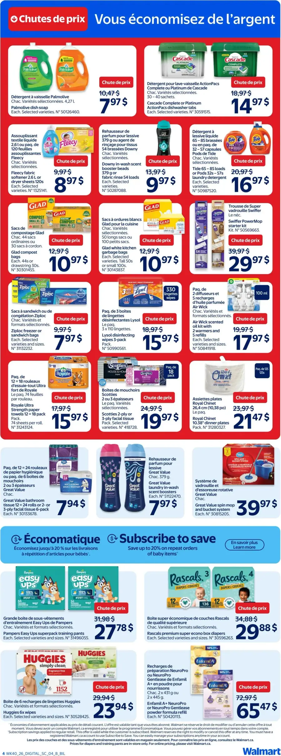 Page 4 du circulaire Walmart.