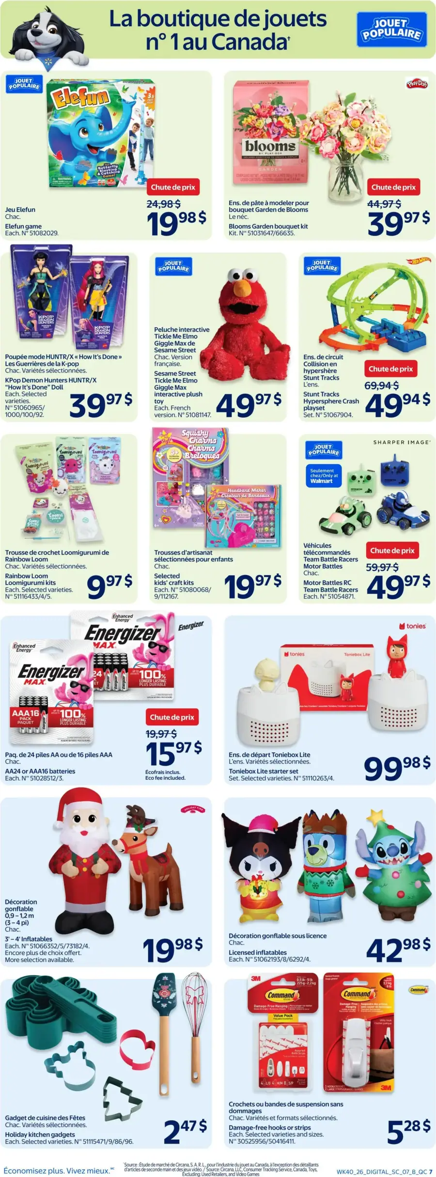 Page 7 du circulaire Walmart.