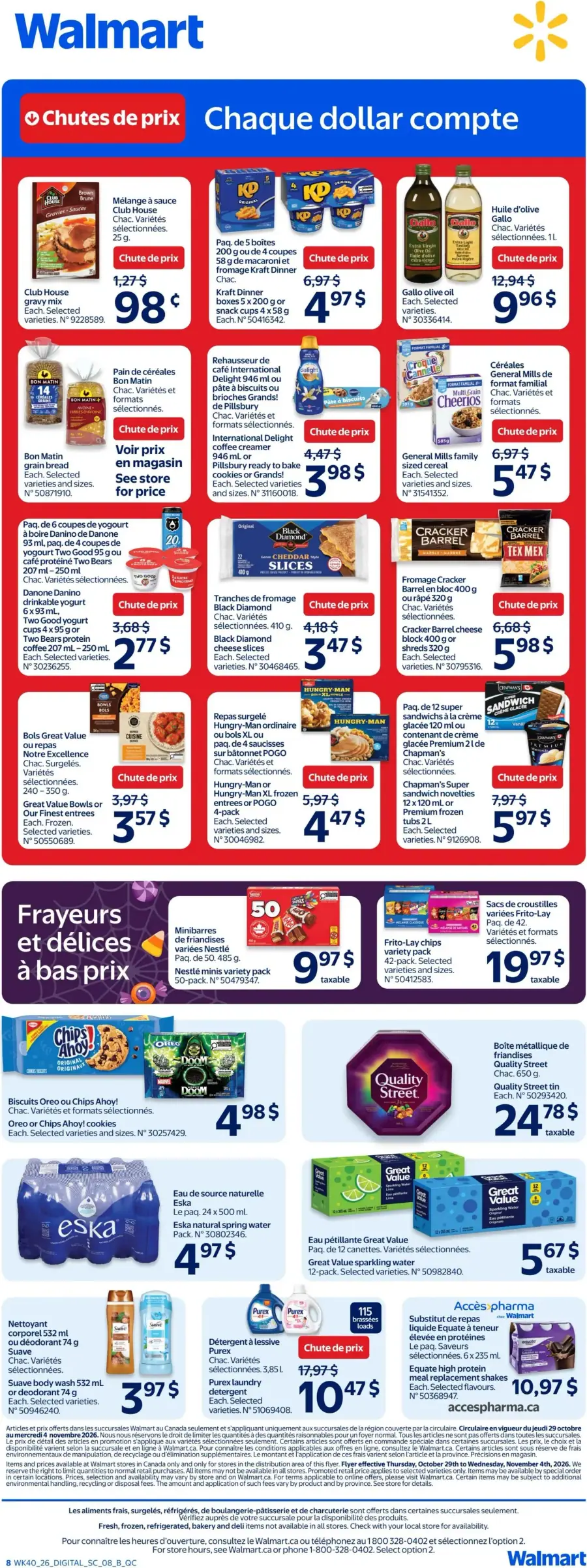 Page 8 du circulaire Walmart.