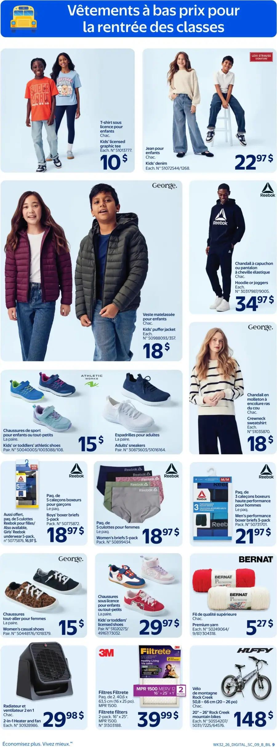 Page 9 du circulaire Walmart.
