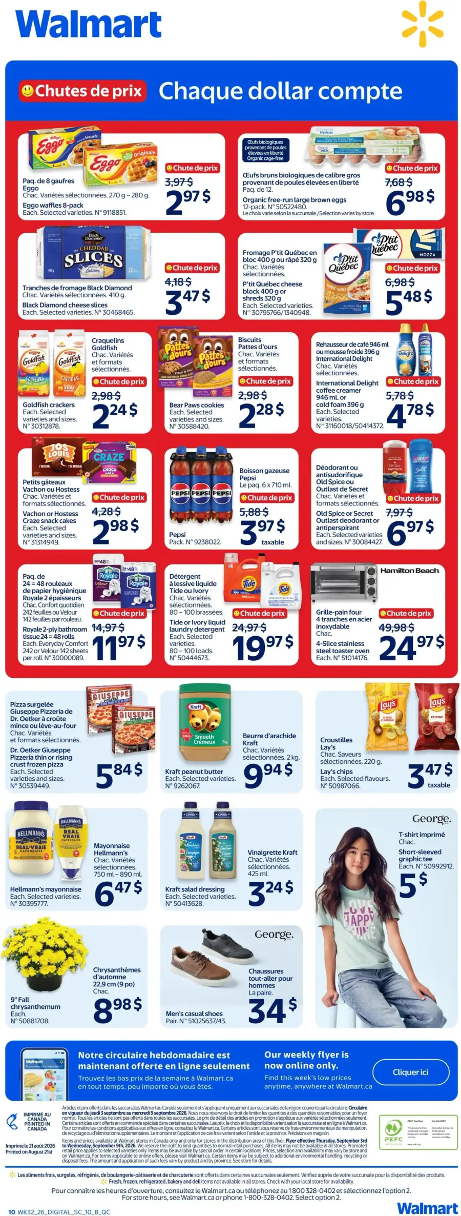 Page 10 du circulaire Walmart.