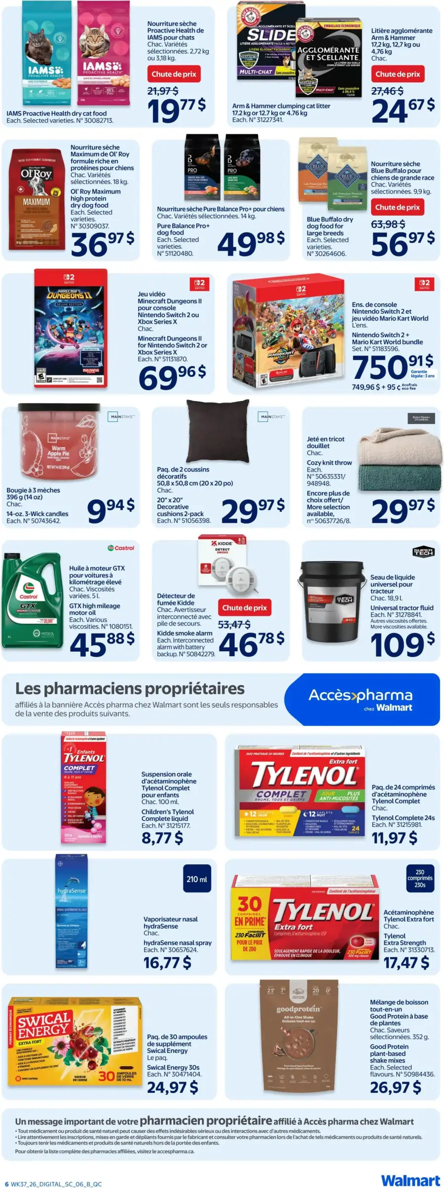 Page 8 du circulaire Walmart.
