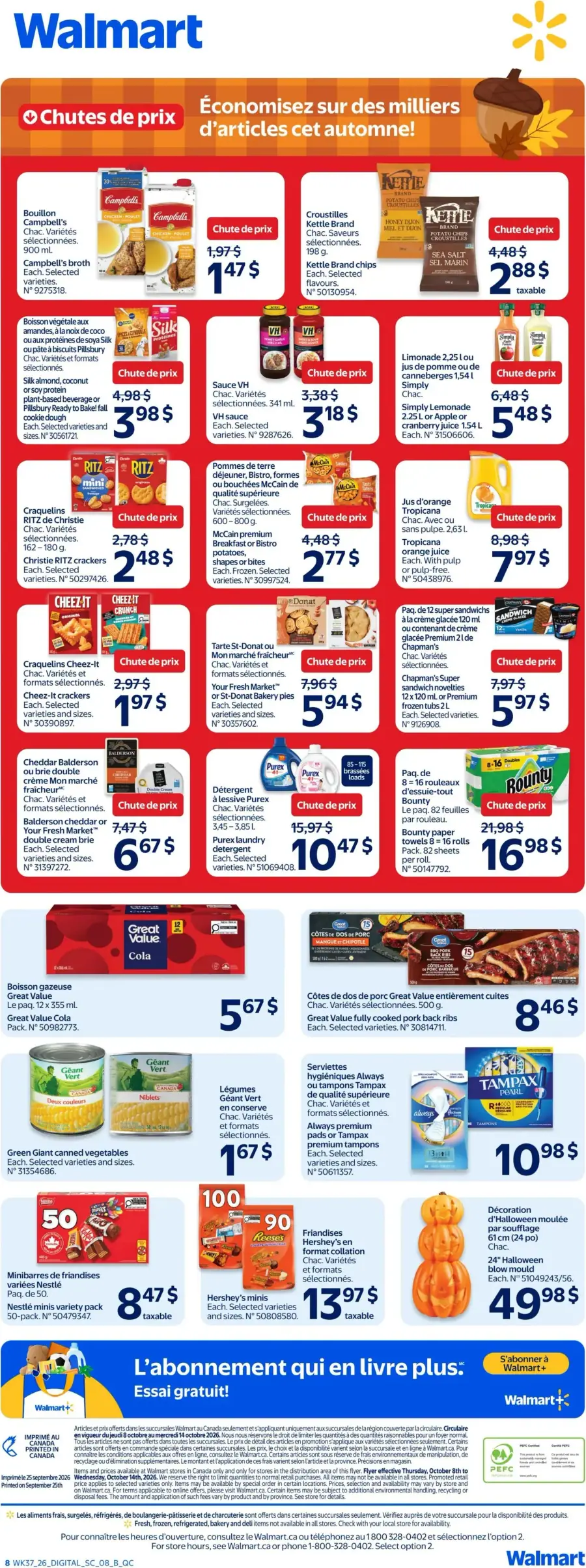 Page 10 du circulaire Walmart.