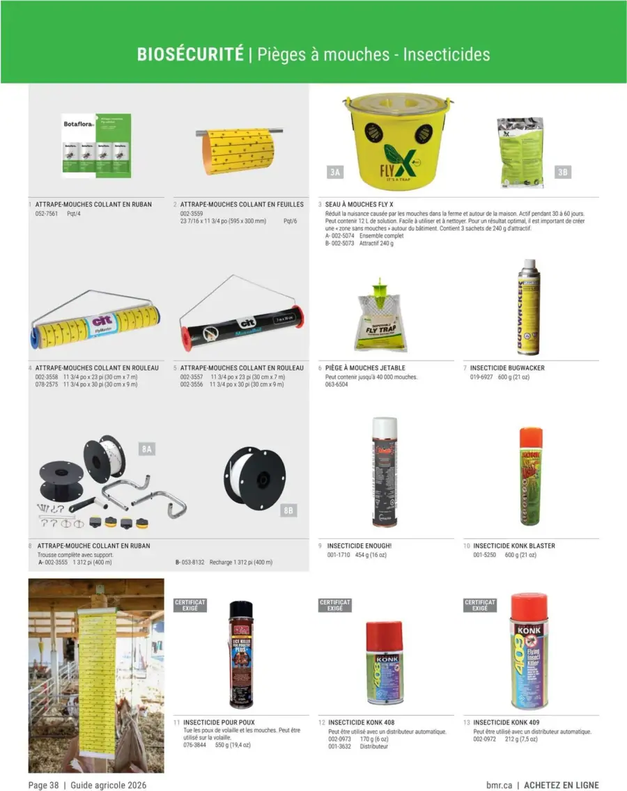 Page 38 du guide BMR.
