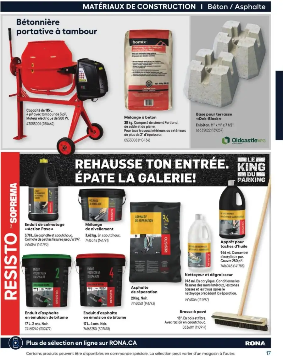 Page 17 du guide Rona.