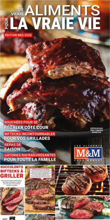 Aperçu de la Guide Les Aliments M&M Édition BBQ du 5 juin au 12 août 2026