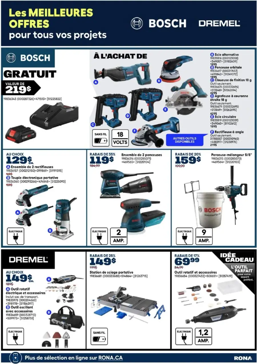Page 7 du guide Rona.
