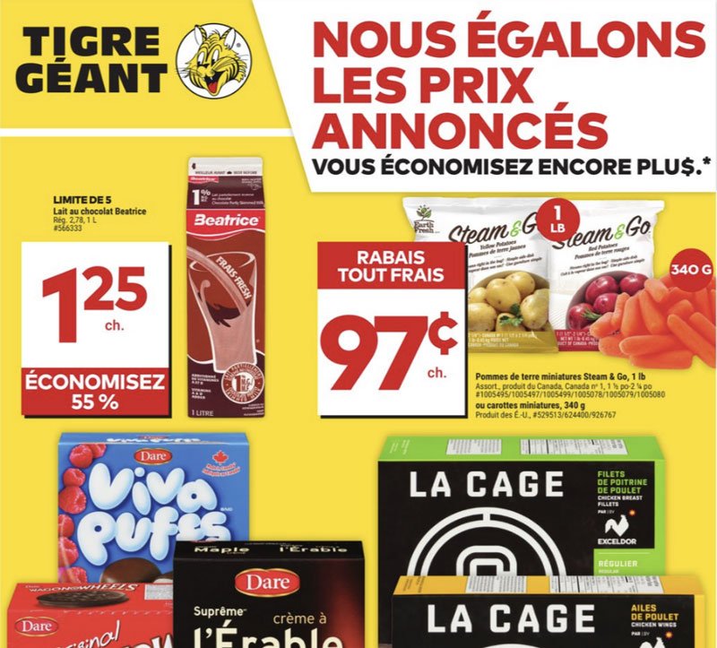 Circulaires Tigre Géant