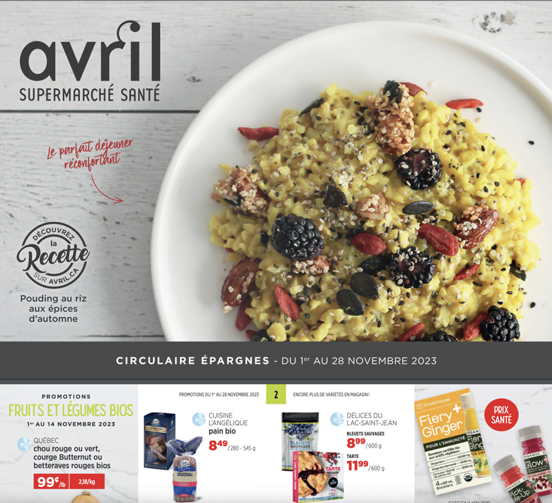 Aperçu de la circulaire Avril Supermarché Santé