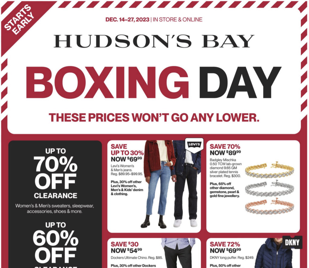 Aperçu de la circulaire La Baie