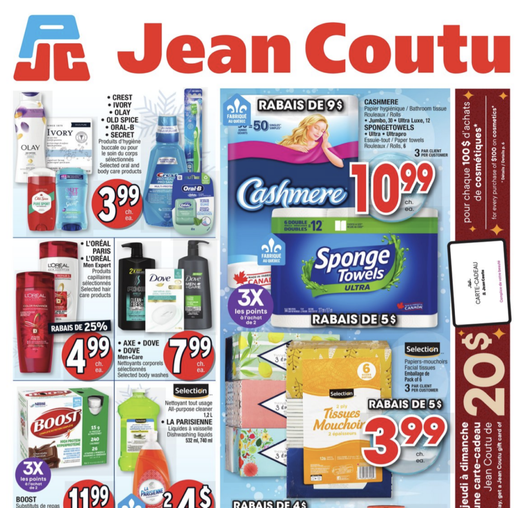 Aperçu de la circulaire Jean Coutu
