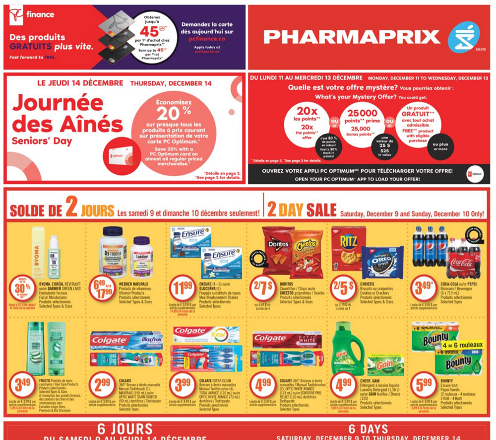 Aperçu de la circulaire Pharmaprix