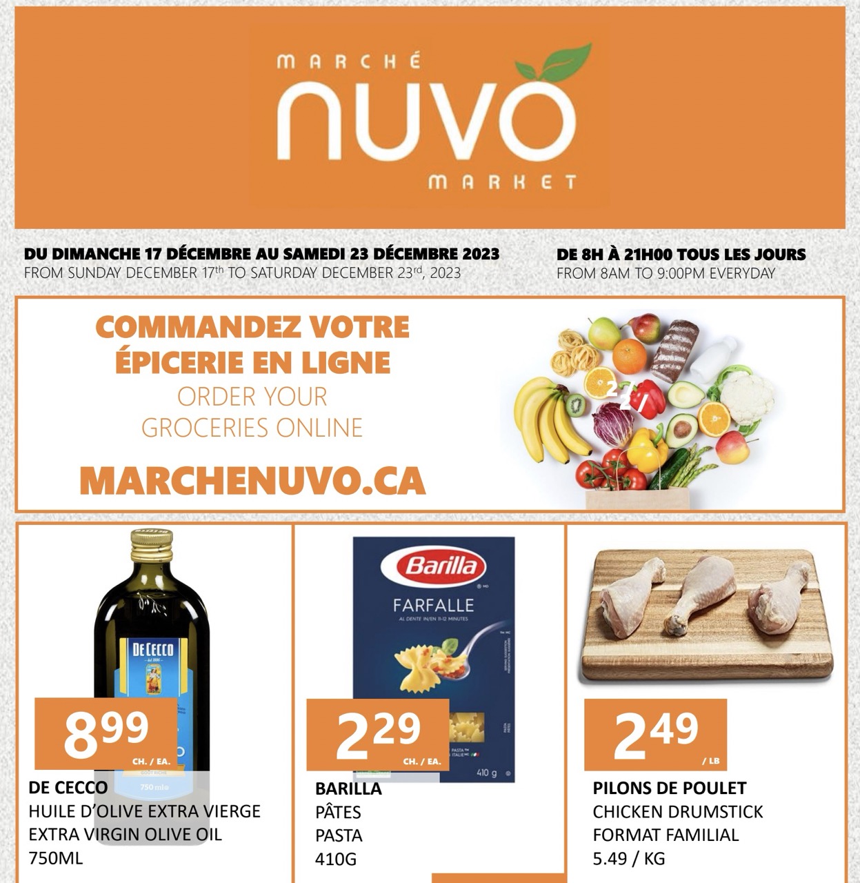 Circulaire Marché Nuvo