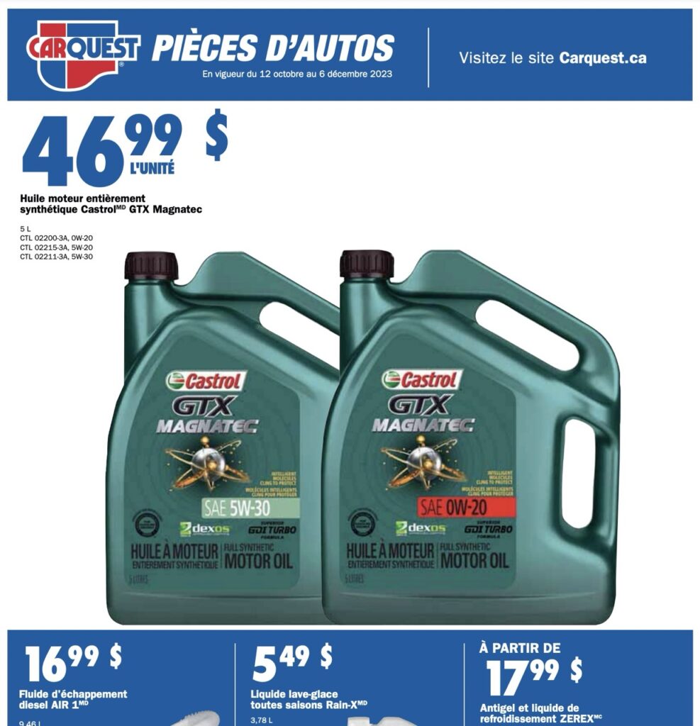 Circulaires Carquest