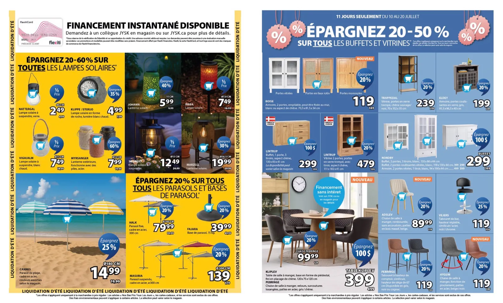 Page 5 de la Circulaire Jysk du 10 au 23 juillet 2025