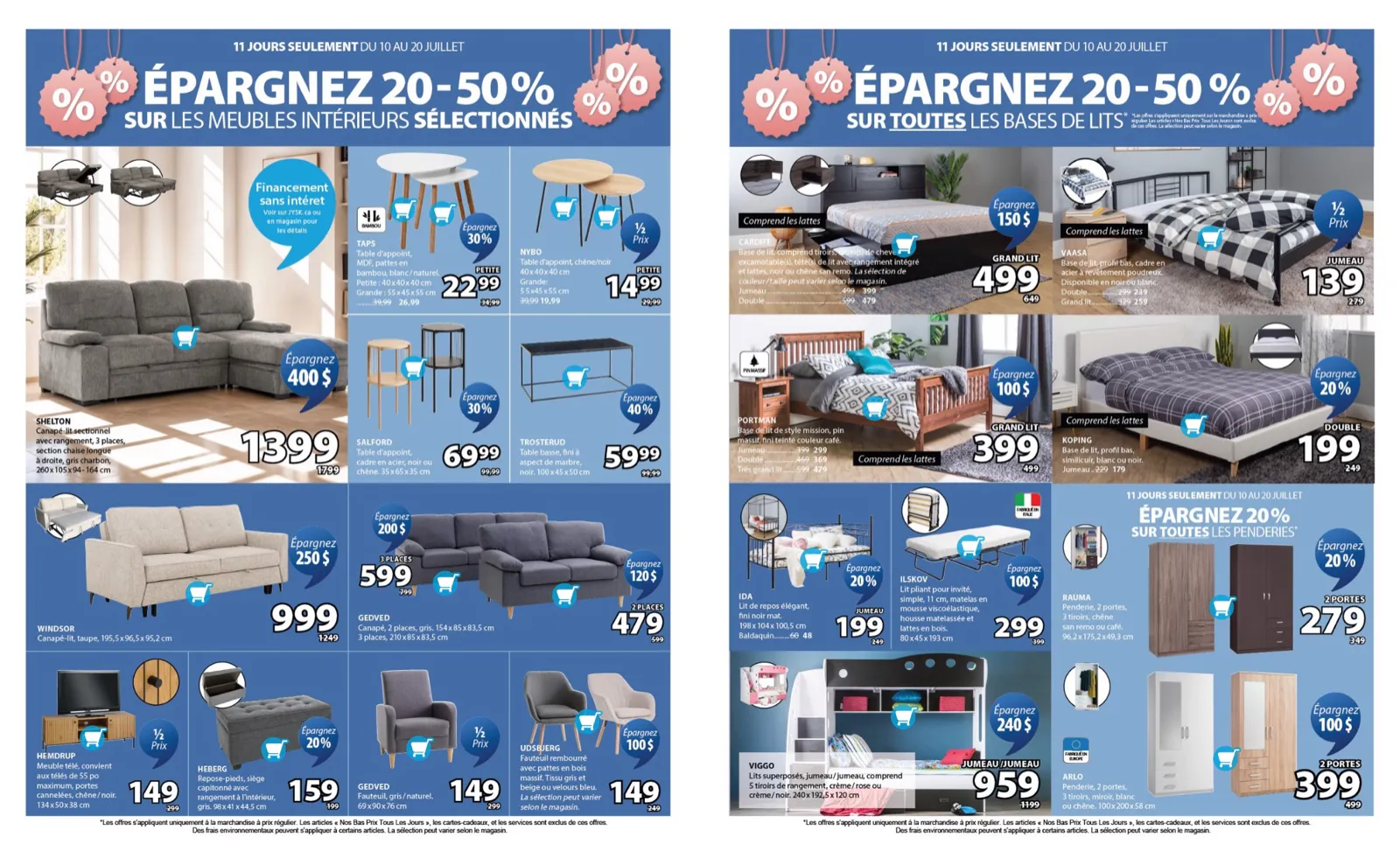 Page 6 de la Circulaire Jysk du 10 au 23 juillet 2025