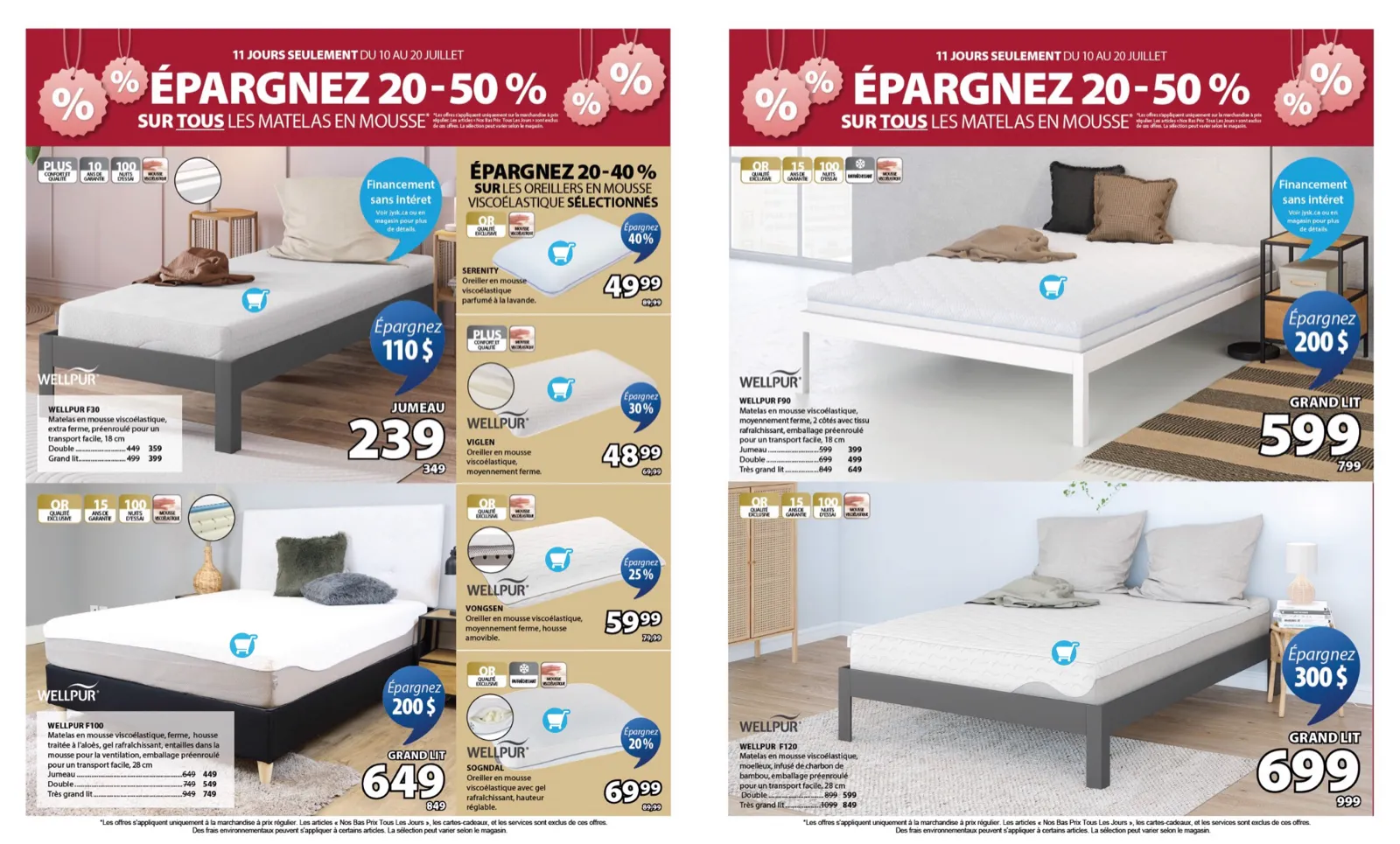 Page 12 de la Circulaire Jysk du 10 au 23 juillet 2025
