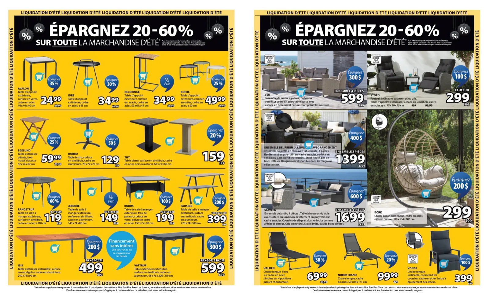 Page 3 de la Circulaire Jysk du 24 juillet au 6 août 2025