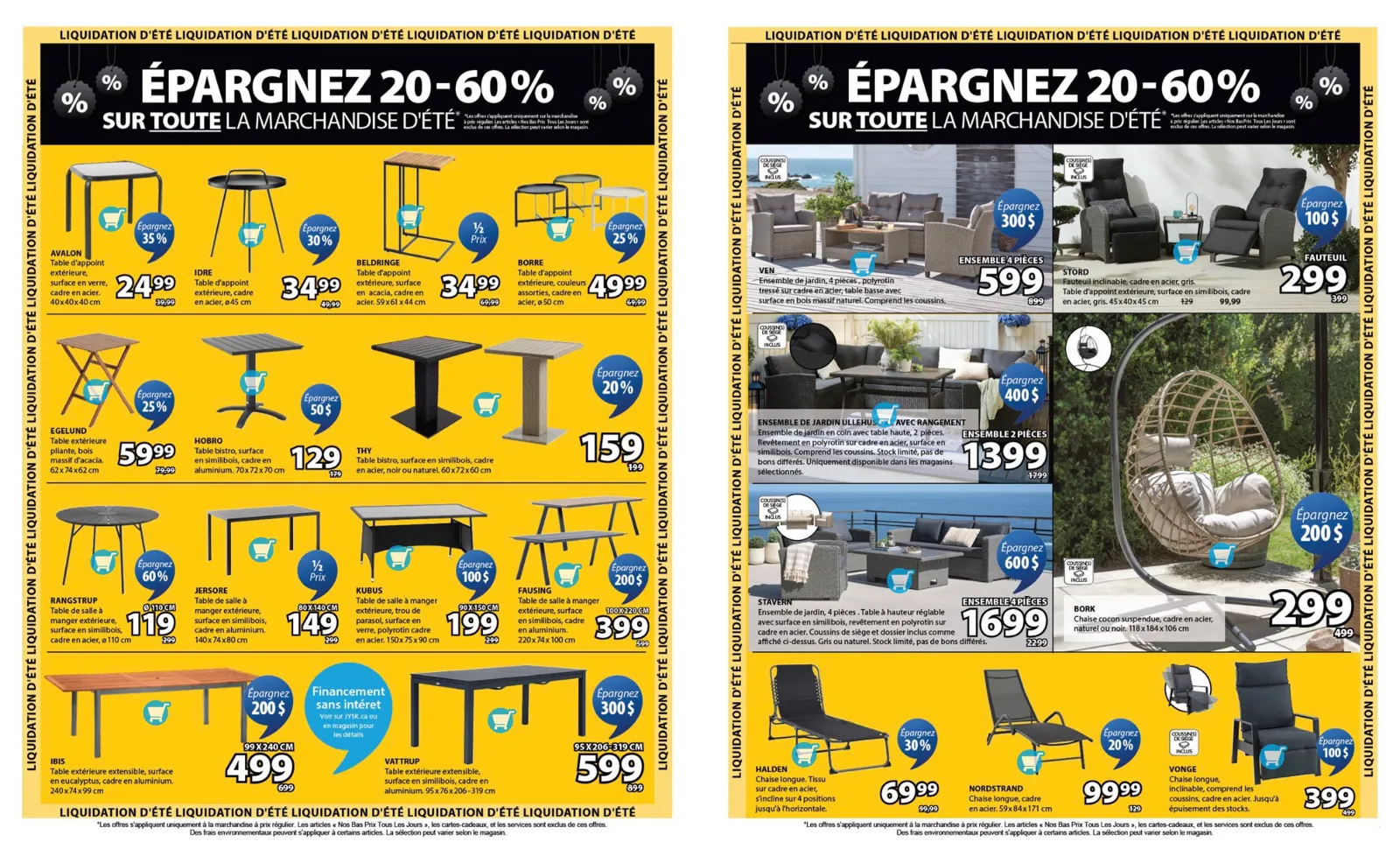 Page 3 de la Circulaire Jysk du 31 juillet au 6 août 2025