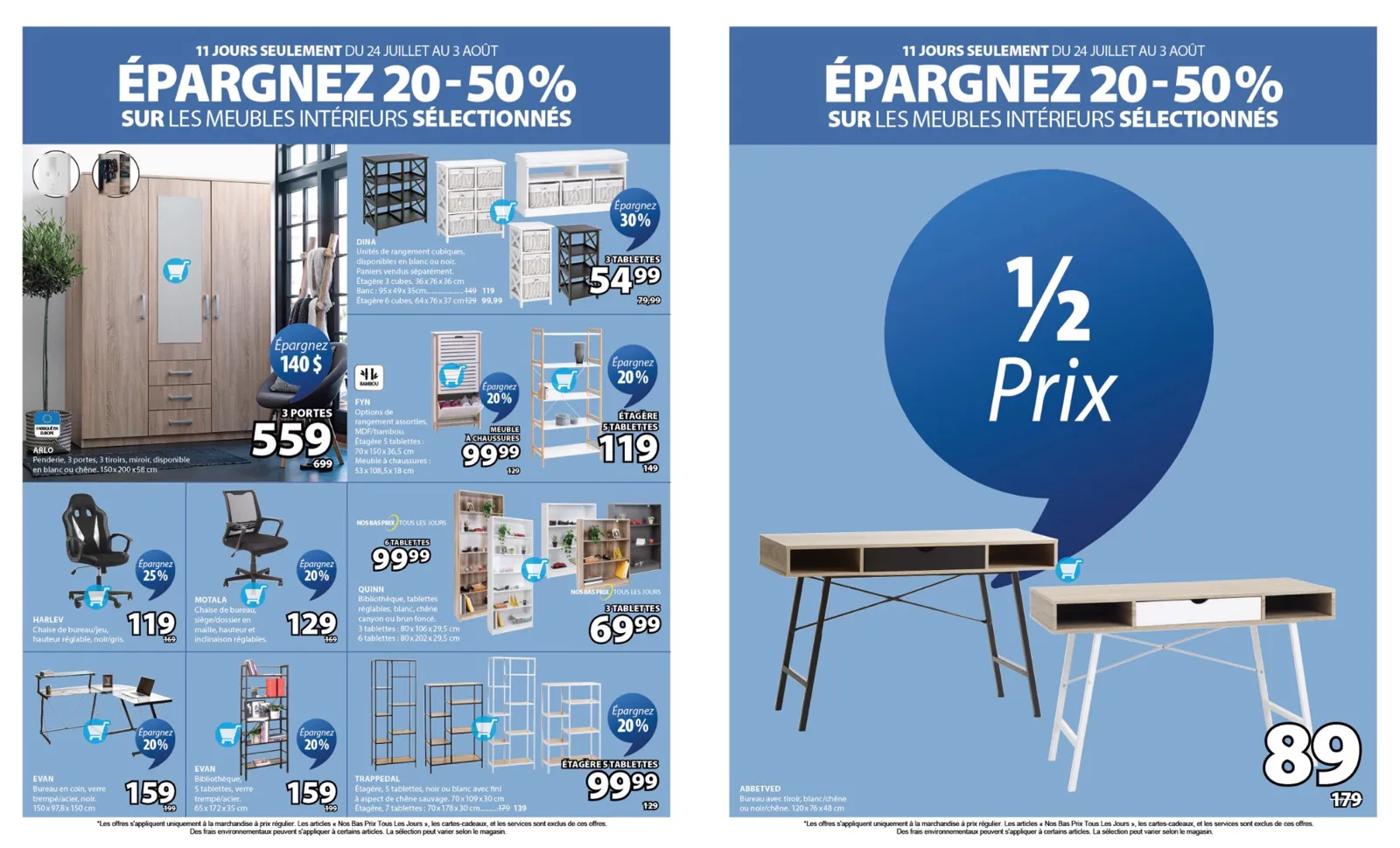 Page 12 de la Circulaire Jysk du 31 juillet au 6 août 2025