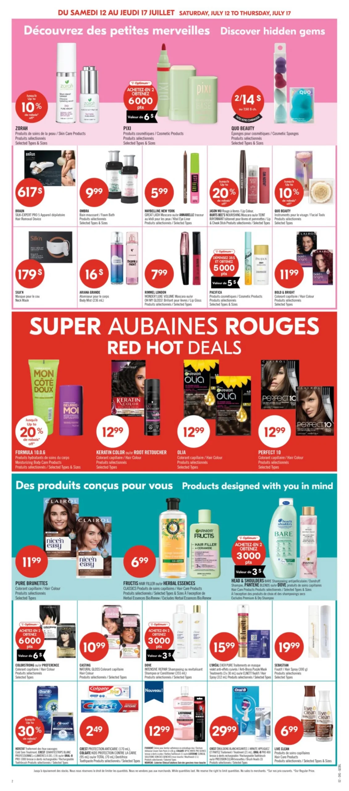 Page 15 de la Circulaire Pharmaprix du 12 au 17 juillet 2025