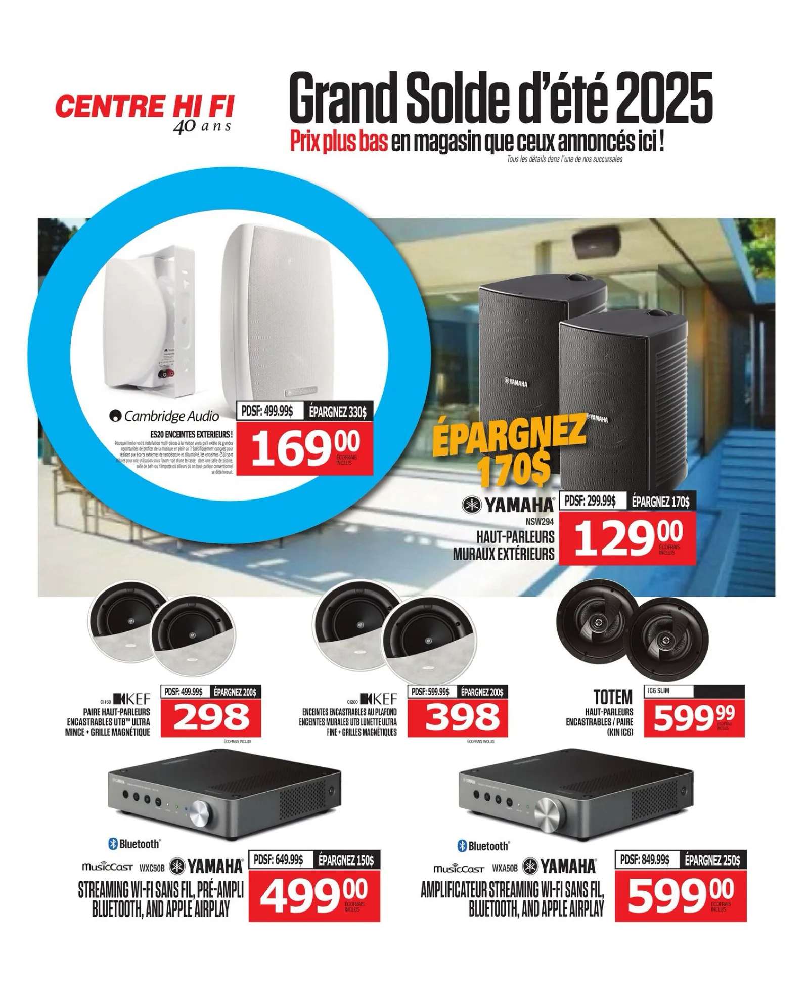 Page 3 de la Circulaire Centre Hi Fi du 1 au 7 août 2025