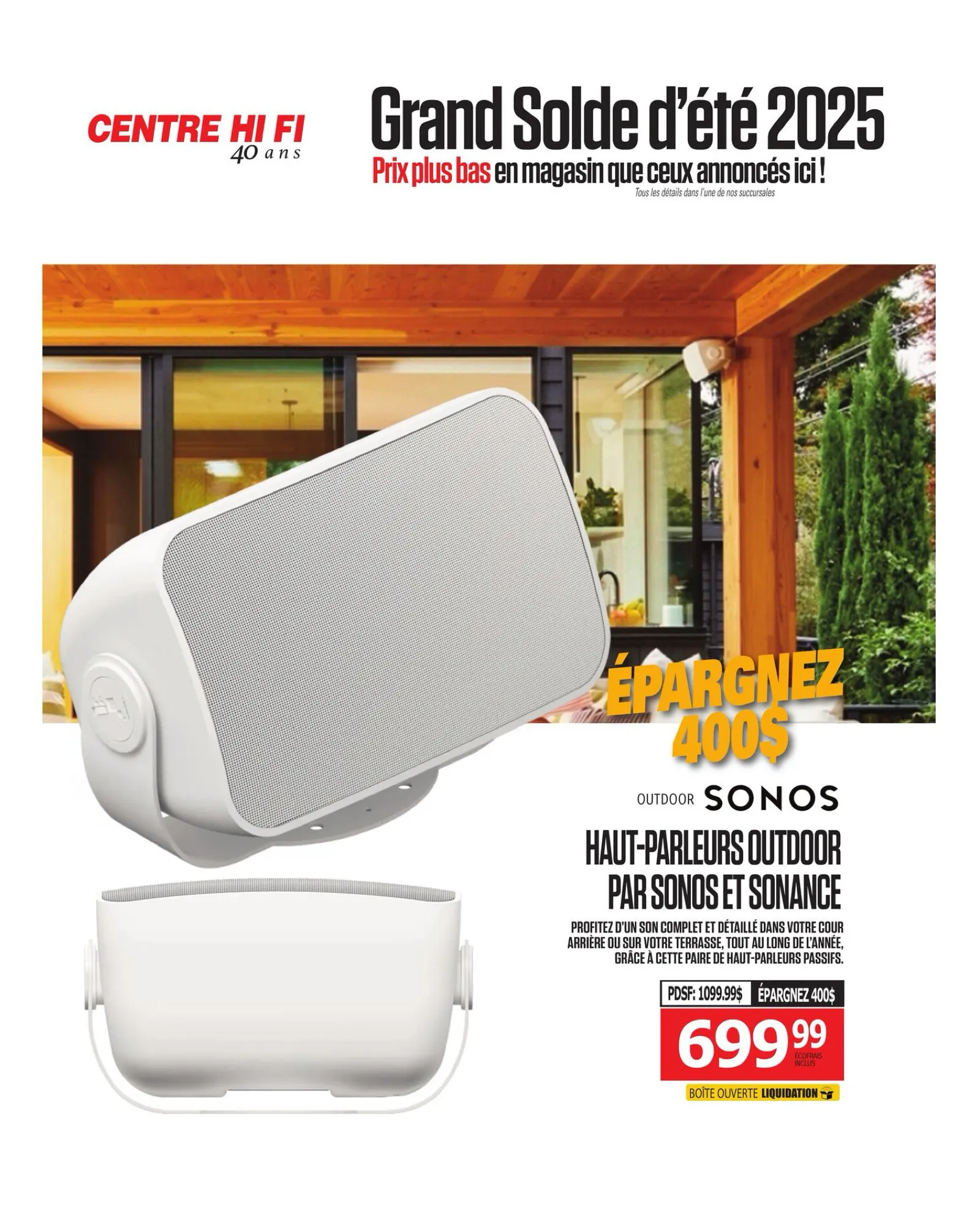 Page 4 de la Circulaire Centre Hi Fi du 1 au 7 août 2025