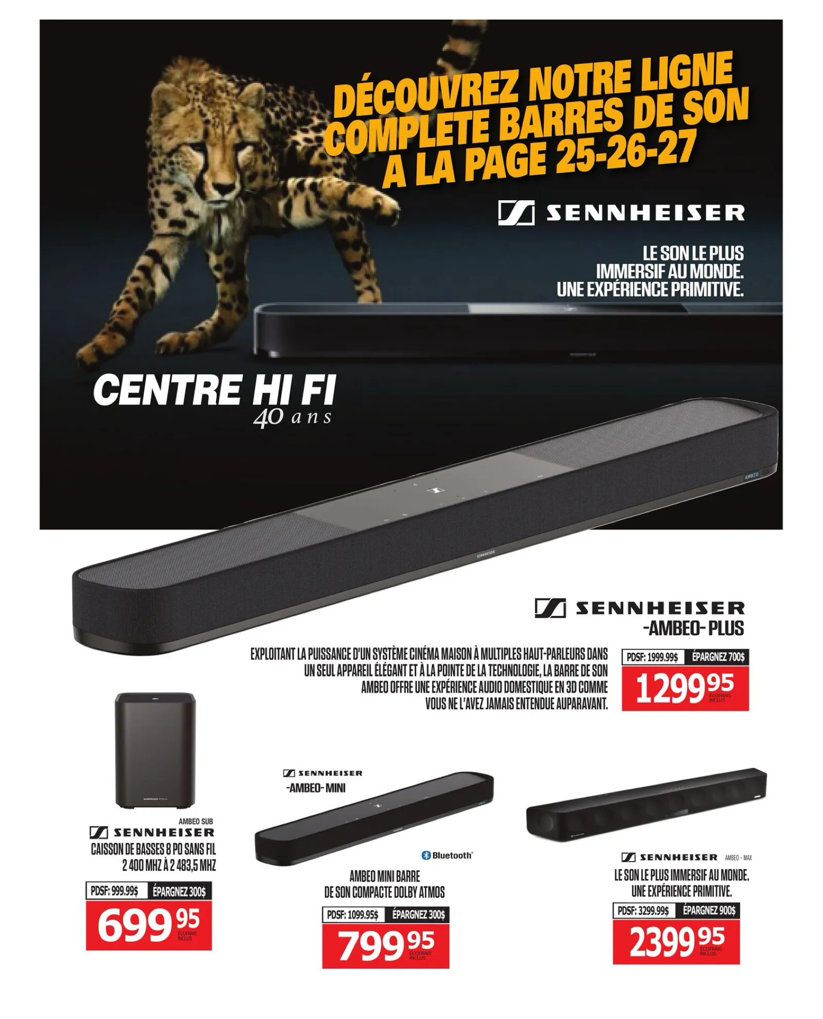 Page 6 de la Circulaire Centre Hi Fi du 1 au 7 août 2025