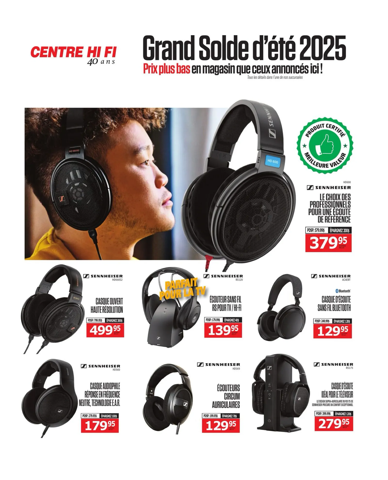 Page 8 de la Circulaire Centre Hi Fi du 1 au 7 août 2025