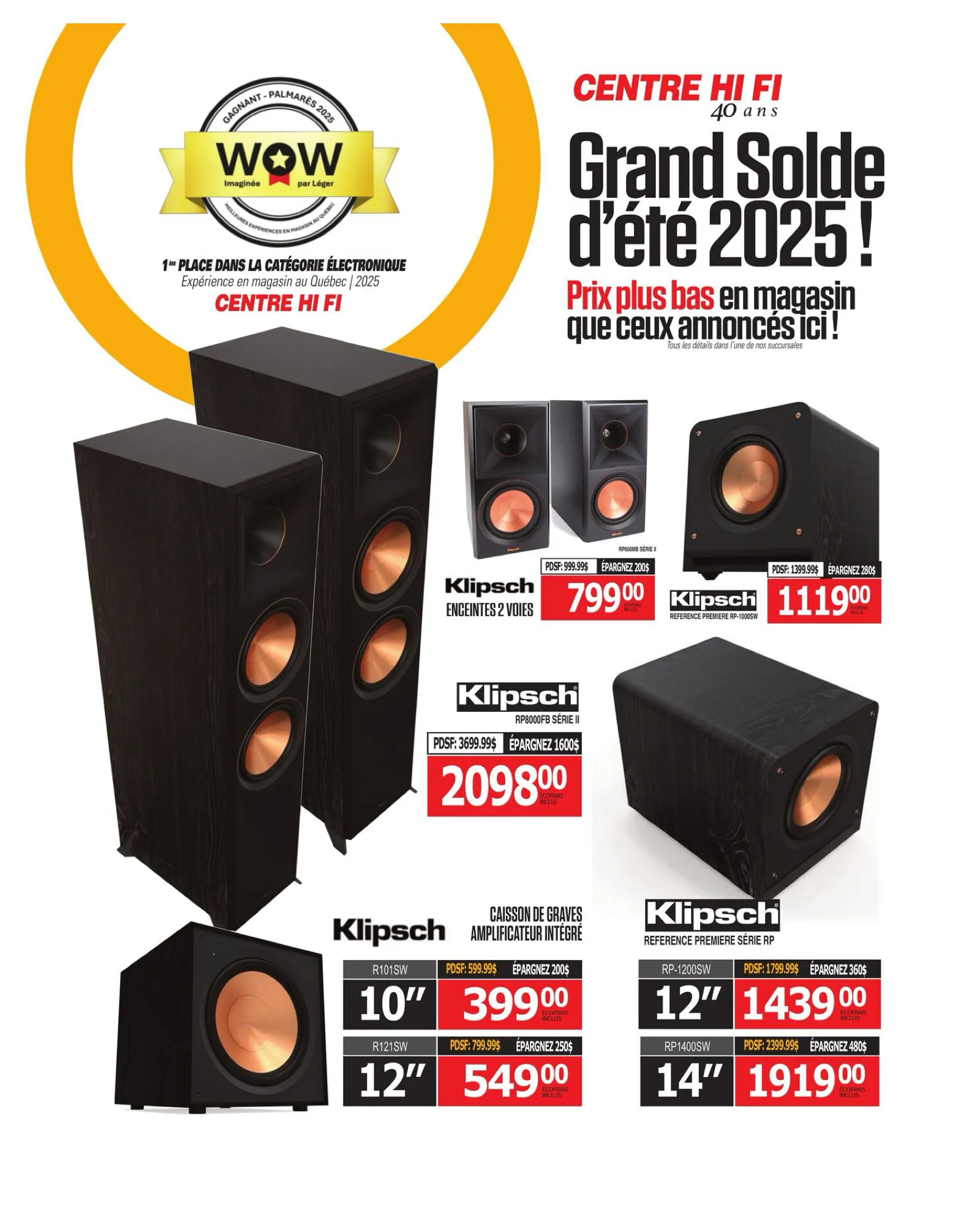 Page 51 de la Circulaire Centre Hi Fi du 1 au 7 août 2025