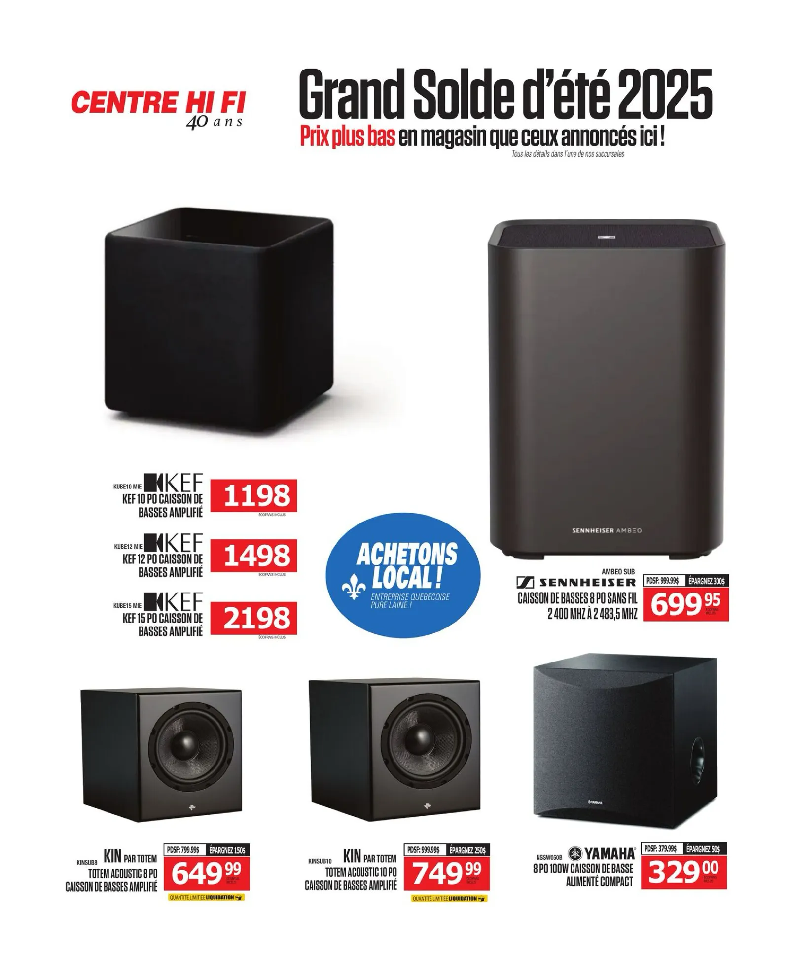 Page 59 de la Circulaire Centre Hi Fi du 1 au 7 août 2025