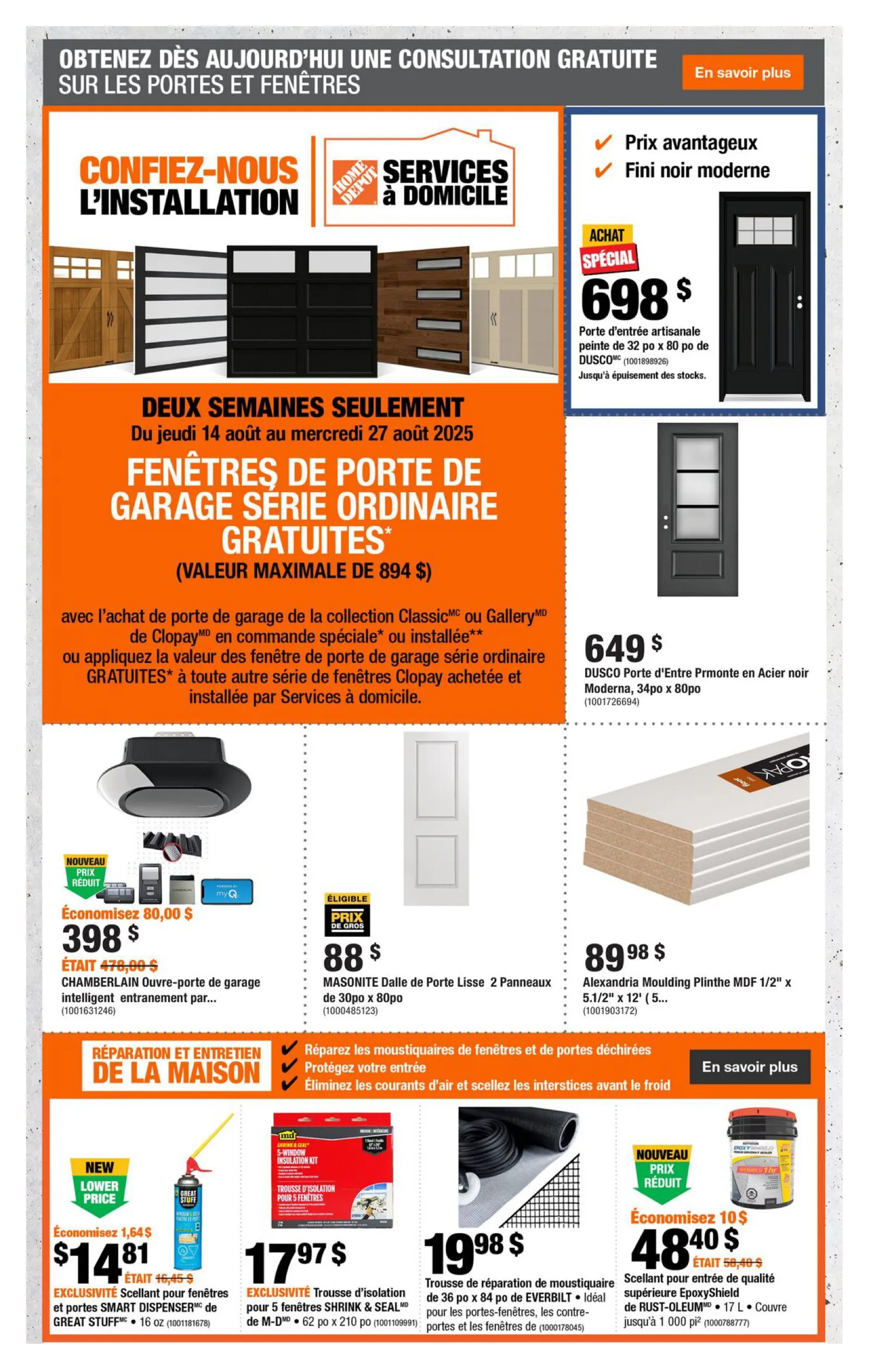 Page 6 de la Circulaire Home Depot du 14 au 27 août 2025