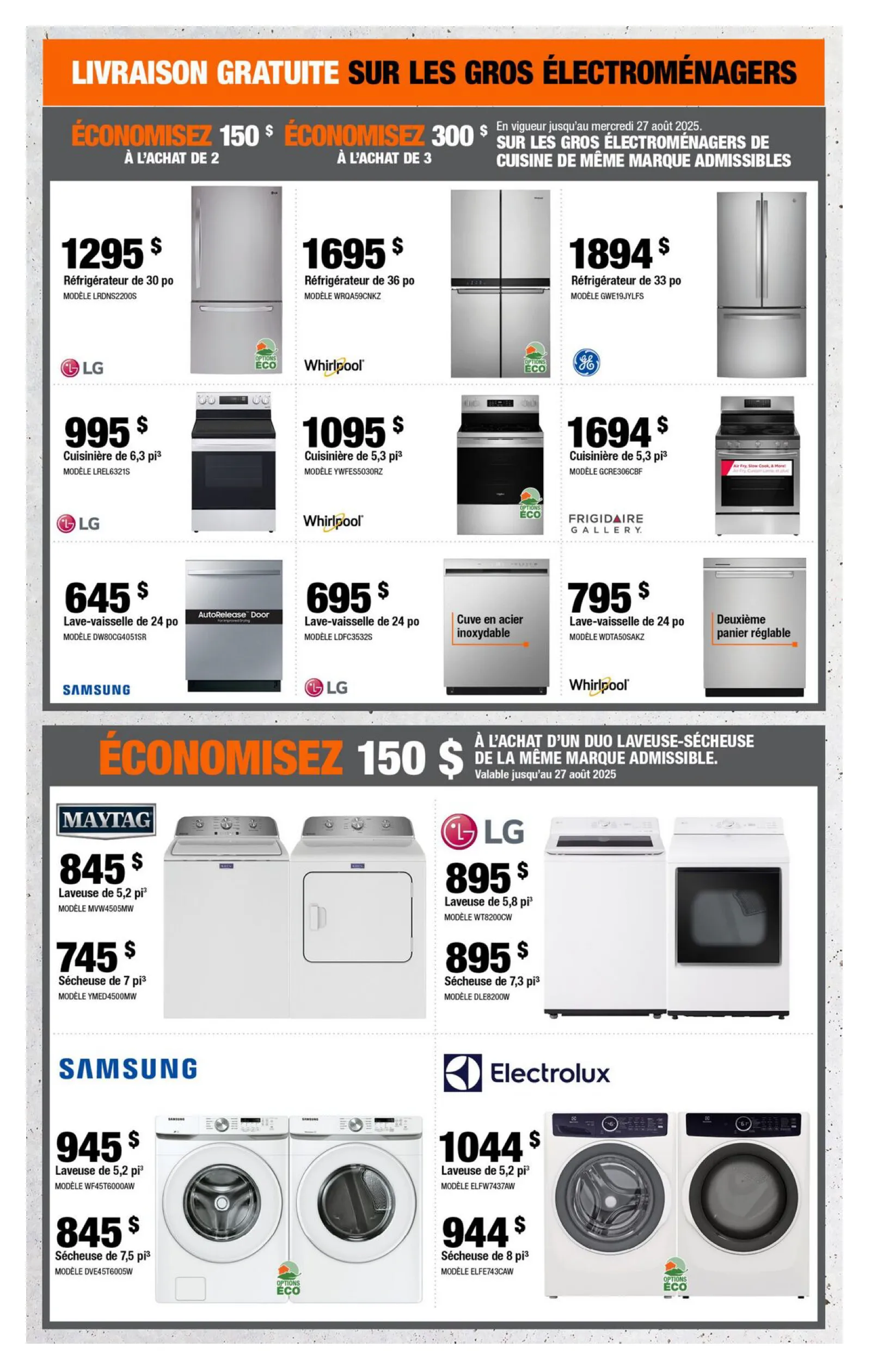 Page 7 de la Circulaire Home Depot du 14 au 27 août 2025
