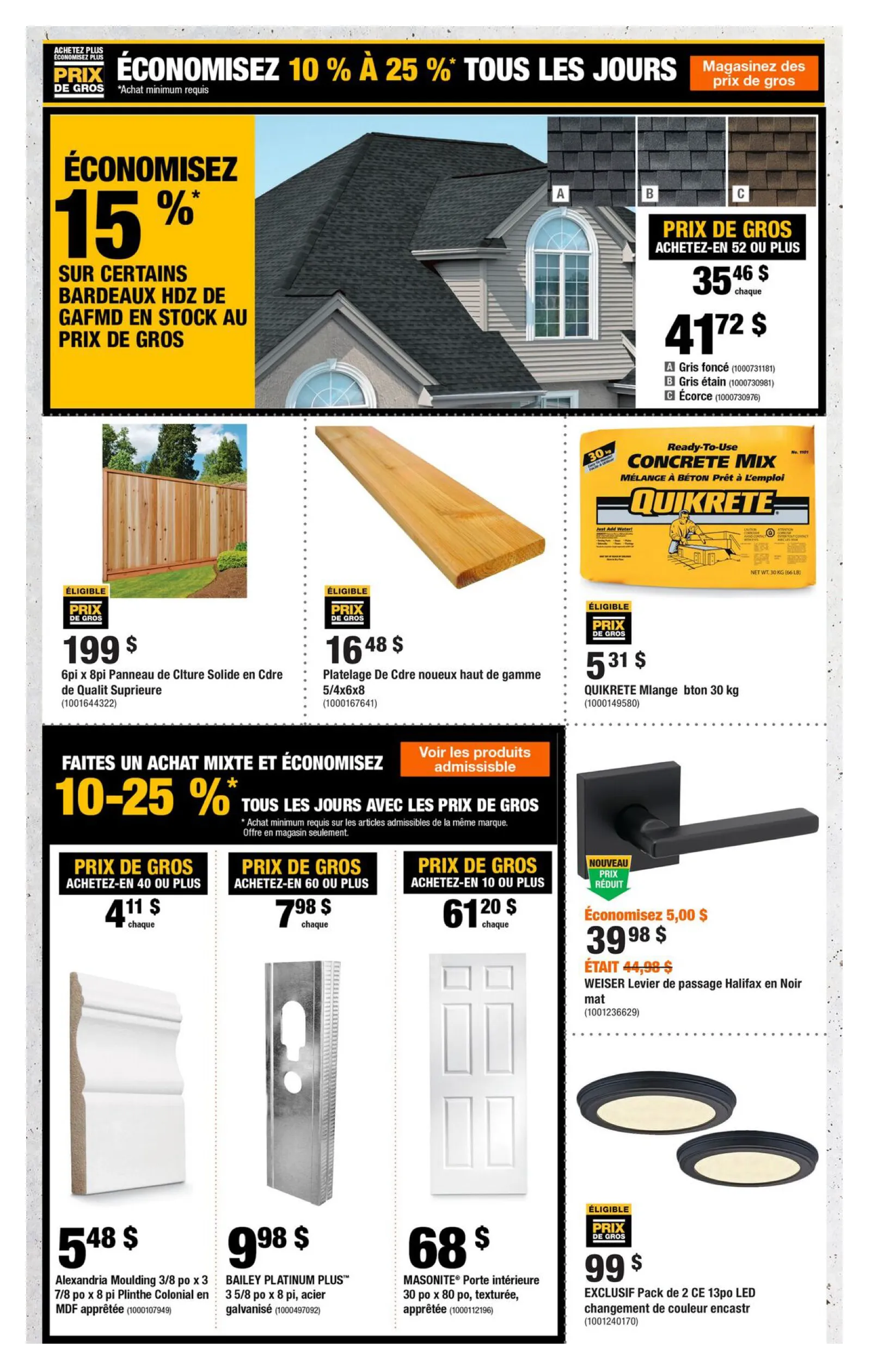 Page 8 de la Circulaire Home Depot du 14 au 27 août 2025