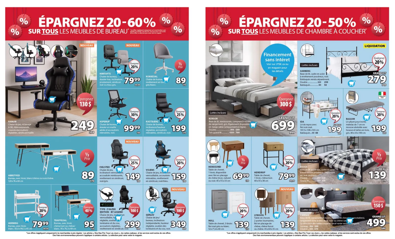 Page 4 de la Circulaire Jysk du 21 août au 3 septembre 2025