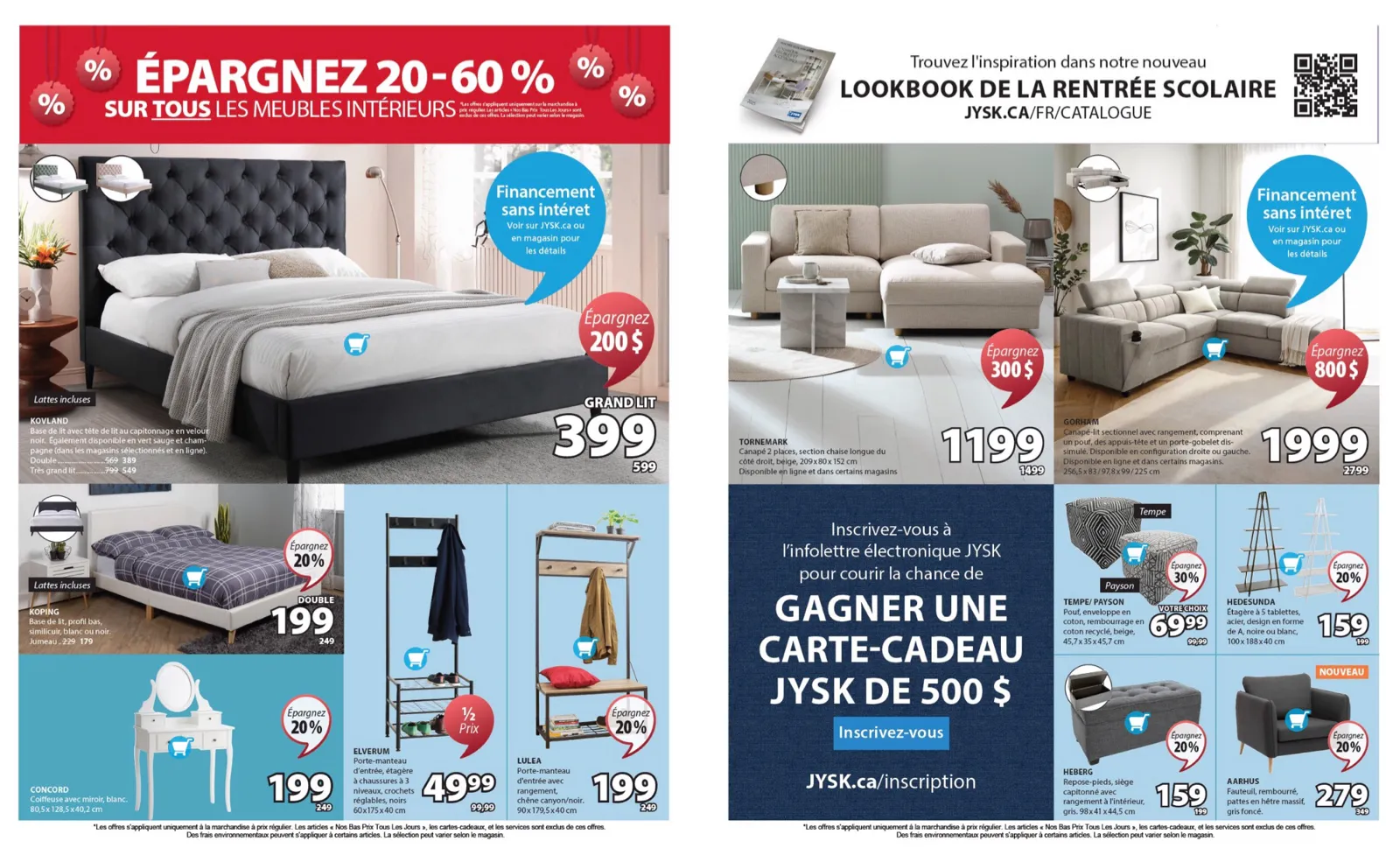 Page 9 de la Circulaire Jysk du 21 août au 3 septembre 2025