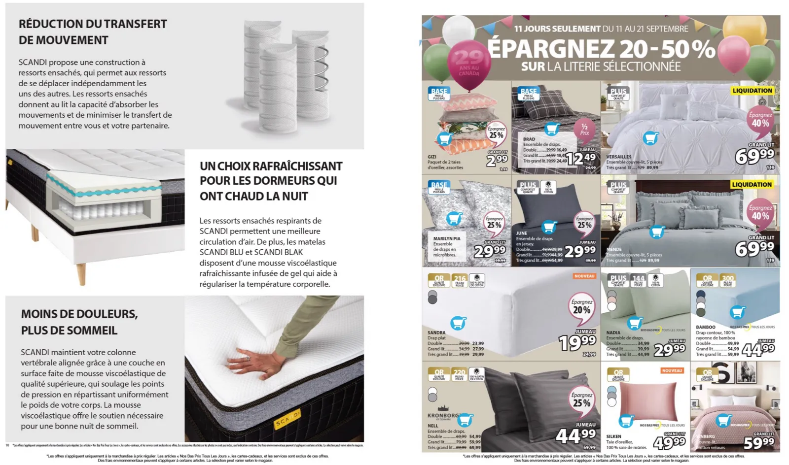 Page 10 de la Circulaire Jysk du 11 au 24 septembre 2025