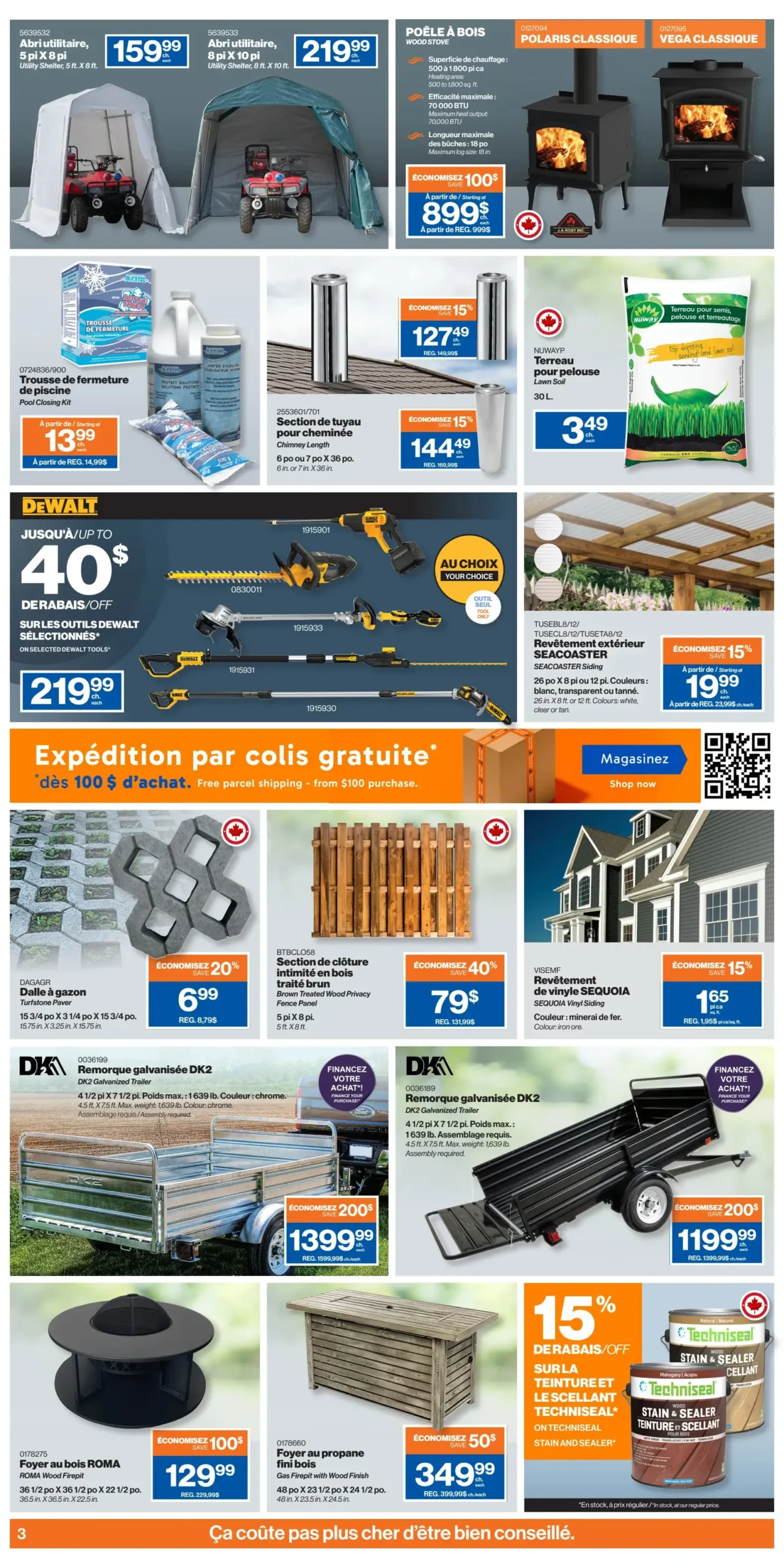 Page 4 de la Circulaire Patrick Morin du 4 au 10 septembre 2025